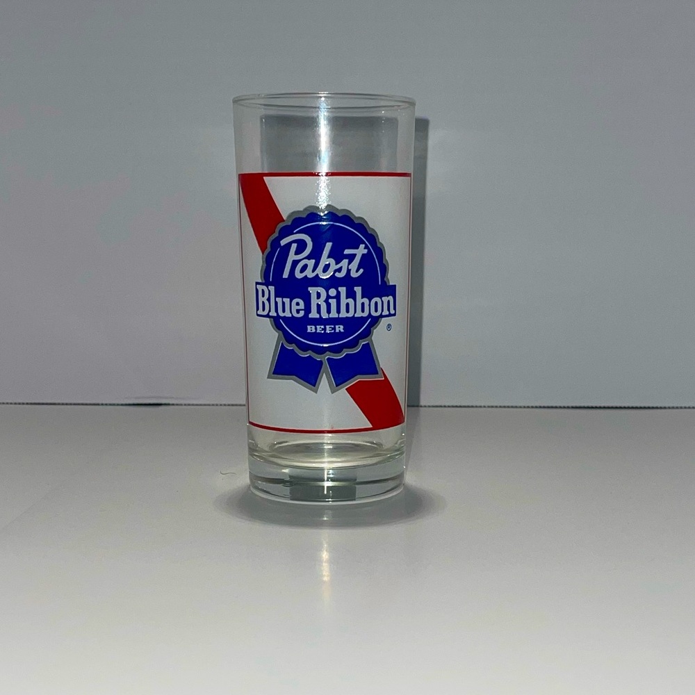 VTG Pabst Blue Ribbon Glass